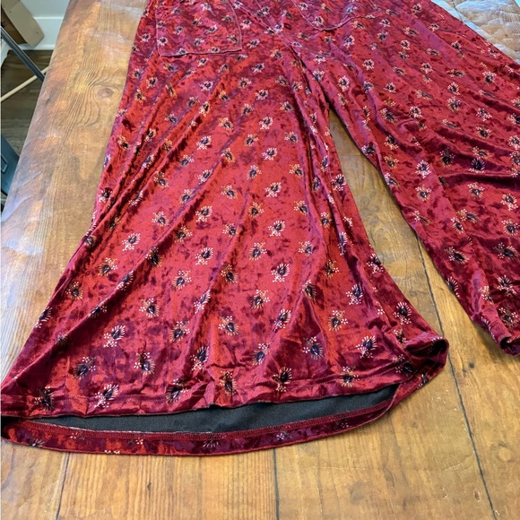 Natural Life Red Velvet Kids Overalls - Picture 7 of 12